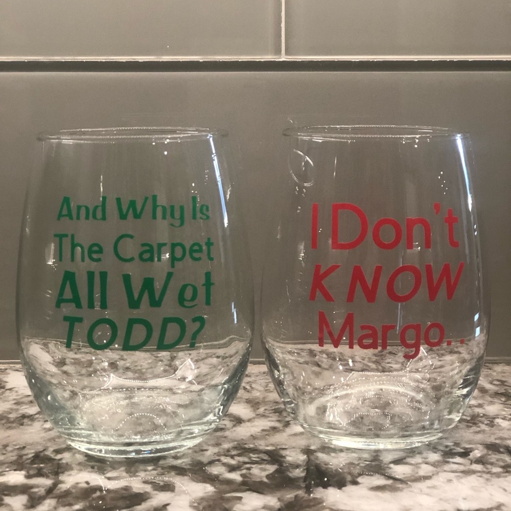 Christmas Wine Glasses